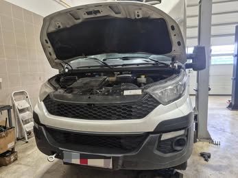 Iveco Daily 3.0 tijekom zamjene kvačila